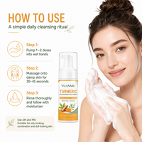 Nettoyant Visage Éclat Lumineux Contrôle Sébum Nettoyage Profond Hydratant Curcuma Niacinamide Zinc PCA Équilibre Sébum