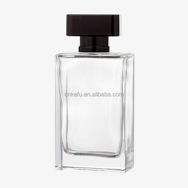 rectangle perfume bottle very thin width glass bottle