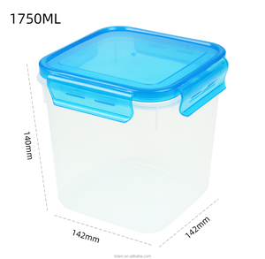 Vente en gros récipient alimentaire hermétique stockage sûr en vrac bac alimentaire organisateurs d'armoires boîte à pain récipient habitable fournitures de cuisine - Product Image 2