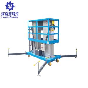 Anrunze alta calidad portátil hidráulico un solo hombre aluminio plataforma de trabajo aéreo escalera <span class=keywords><strong>Vertical</strong></span> mástil elevador - Product Image 2