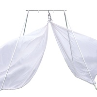 Tissu de soie de yoga aérien de fitness préalable 20 mètres/18.3 M en nylon anti-gravité pour l'acrobatie aérienne, les arts du cirque, la danse aérienne