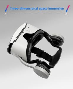 Gafas de Realidad Virtual 3D Todo en Uno, para <span class=keywords><strong>Juegos</strong></span> y Películas, <span class=keywords><strong>con</strong></span> Control Estéreo, Gafas Inteligentes 3D <span class=keywords><strong>VR</strong></span> - Product Image 3
