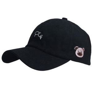 Casquette de baseball 6 panneaux en coton de haute qualité, style rayé, avec logo brodé personnalisé, fermeture snapback, visière plate, pour adultes - Product Image 1