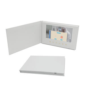 Opuscolo di introduzione del prodotto aziendale da 7 pollici articoli promozionali per l'ospedale aziendale con schermo Lcd carta da gioco Video invito - Product Image 1