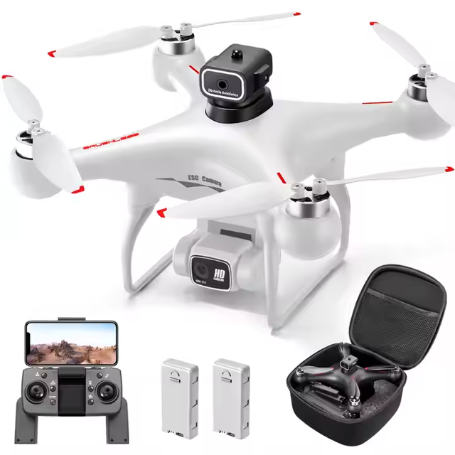Mini Drone 4K Dual Camera Obstacle Avoidance Optical Flow Foldable Wifi Brushless Motor Dron Quadcopter