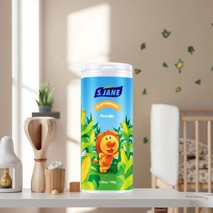 Venta al por mayor de etiqueta privada 500ml y almidón de maíz polvo corporal para niños Fórmula 2 en 1 almidón de maíz polvo para el cuidado del bebé - Product Image 3