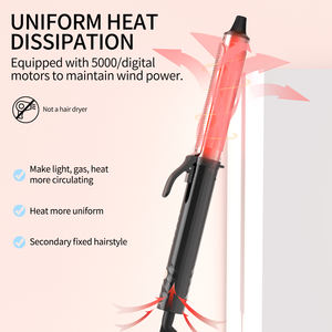 Versión Internacional Rizador de Pelo Infrarrojo con Pantalla LCD de Temperatura, 5 Ajustes de Temperatura, Doble Voltaje para Uso Doméstico y en Autocaravanas - Product Image 5