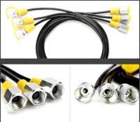Kit de test de manomètre hydraulique pour CAT JCB John Deere Bobcat Case, 8 pièces/ensemble, outil de diagnostic