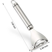 TOALLWIN Offre Spéciale Outil de Cuisine et de Restaurant pour Barbecue, Éplucheur de Maïs en Acier Inoxydable 304, Décortiqueur de Maïs, Coupe-Grains