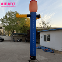 Danseur gonflable publicitaire pour lave-auto, décoration promotionnelle pour atelier automobile, ballon gonflable blanc en forme de main pour accessoire publicitaire
