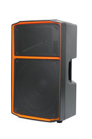 Haut-parleur PA actif de 15 pouces, bobine mobile de 3 pouces, aimant en ferrite de 60 oz, classe D, 500 W RMS, haut-parleur de scène professionnel pour sonorisation en direct et location