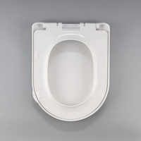 Siège de toilette universel UF à fermeture lente, design moderne, réglage de la pression de l'eau, compatible avec les toilettes anciennes, vente en gros