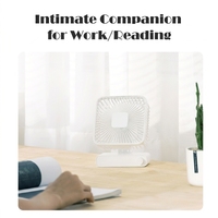 Ventilateur de bureau mini rétro portable avec angle de vent réglable, batterie USB rechargeable, construction en plastique pour la maison, l'hôtel, l'extérieur