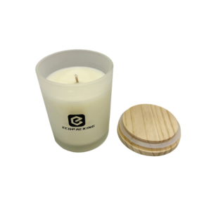 Stoples kaca lilin bening beku dengan tutup gabus C888, 50ml 100ml 150ml 200ml kosong - Product Image 6