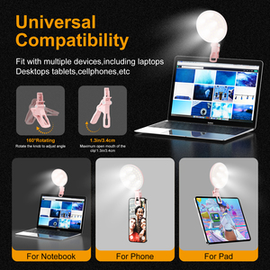 Chuyên Nghiệp Xách Tay Điện Thoại Di Động Đèn <span class=keywords><strong>Flash</strong></span> LED Ảnh Tự Sướng Điền Vòng Ánh Sáng Kết Nối Có Thể Điều Chỉnh Độ Sáng Điền Vòng Ánh Sáng Ảnh Tự Sướng - Product Image 2