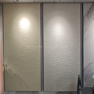 Panneaux flexibles en <span class=keywords><strong>pierre</strong></span> souple de travertin MCM, placage artificiel imperméable pour <span class=keywords><strong>mur</strong></span> de <span class=keywords><strong>douche</strong></span> de salle de bain et clôture de jardin - Product Image 1