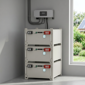 Système de stockage d'énergie domestique empilable 15 kWh avec batteries LiFePO4 48V/51.2V 314Ah, garantie 10 ans, 8000 cycles, montable en rack, CAN - Product Image 4