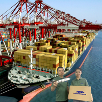 Mejor Agente Logístico, Tarifas Más Bajas de China a Reino Unido, Estados Unidos, España, FBA, Transitario de Carga Marítima, Servicio Puerta a Puerta DDP