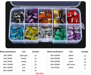 Tùy chỉnh đóng hộp ATC Ato mini & kích thước trung bình xe cầu chì 2A 3A 5A 7.5A 10A 15A 20A 25A 30A 35A 40A Blade cầu chì tự động cầu chì - Product Image 6