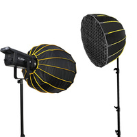 Offre Spéciale 24 pouces Quick-Setup Quick-Folding Aputure Light Dome Softbox Bowens Mount avec tissu diffuseur et grille en nid d'abeille