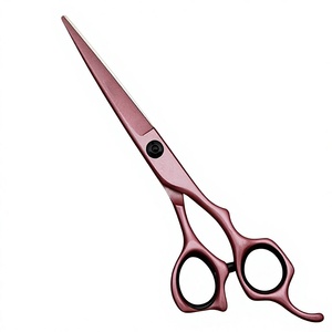 Ciseaux à cheveux en acier inoxydable rose gold, ciseaux professionnels pour coiffeur, pour le coiffage et le soin des sourcils - Product Image 4