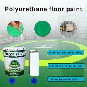 Peinture de sol extérieure antidérapante et résistante à l'usure, revêtement de sol industriel en polyuréthane en deux parties pour sols en béton - Product Image 2