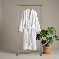 Peignoir en coton éponge à poils coupés, col kimono, absorbant et séchant rapidement, 1200g, en velours coupé, pour hôtels cinq étoiles et usage en gîte, vente en gros