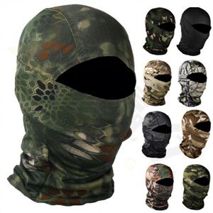 Wholesale Knitted 1 2 3 Hole Full Cover Face Ski Mask Balaclava Hat Embroidered Logo Summer Winter Sports Adults Fishing Parties - Product Image 1