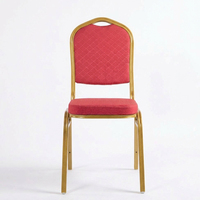 Chaises de banquet empilables en métal durables pour églises, hôtels, mariages, appartements et événements – Commande en gros à prix abordable