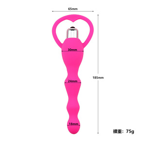 Vibratore Anale in Silicone, Dildo, Massaggiatore Prostatico Maschile, Palline Anali, Plug Anale, Stimolatore Punto G, Giocattoli Sessuali per Adulti, Masturbazione Anale, Giocattoli Sessuali per Coppie - Product Image 3
