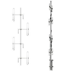 Antena Yagi de Aleación Omnidireccional de 4 Dipolos VHF para Estación Base con Conector N - Product Image 1