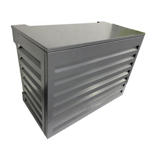 Cache-climatiseur extérieur en aluminium sur mesure, design personnalisé, pour climatiseur et pompe à chaleur - Product Image 4
