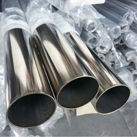 Tuyau soudé en acier inoxydable ASTM S201 JIS SUS201 2B BA 8K HL poli pour rampe d'escalier, garde-corps de balcon, décoration, pliage et découpe