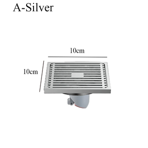 Siphon de sol en acier inoxydable brossé sur mesure, anti-odeur et anti-insectes, pour toilettes et cuisines, idéal pour projets de décoration intérieure - Product Image 4