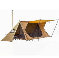 Carpa de 4 Estaciones Personalizada OEM 70D Ripstop con Abertura para Estufa, Refugio Impermeable para Bushcraft, para Marcas de Actividades al Aire Libre
