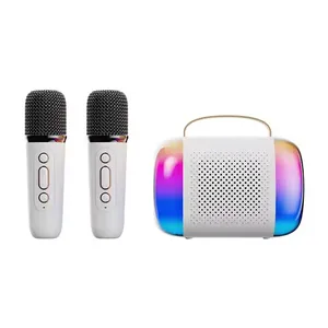 Wireless Mini Microphone Small Speaker Portable Outdoor Karaoke Audio Music Party Speaker Box Home Gift Speaker