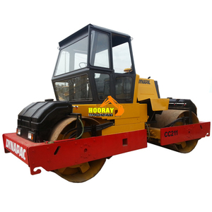 Sử Dụng Dynapac CC211 Xây Dựng Đường Máy Móc Đơn Trống Rung Đường Lăn Máy Nén Ba Bánh Xe Rung Con Lăn Mịn - Product Image 6