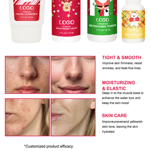 GUOCUI <span class=keywords><strong>BIO</strong></span> TECH Set Natalizio per la Cura della <span class=keywords><strong>Pelle</strong></span> con Vitamina C: Detergente/Tonico/Siero/<span class=keywords><strong>Crema</strong></span> Viso Riparatore Anti-Acne, Antiossidante e Antirughe - Product Image 2