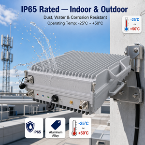 Répéteur macro 5G NR N78 monobande 3400-3800 MHz, largeur de bande 400 MHz, gain DL 85 dB, sortie 40 dBm, amplificateur de signal extérieur IP65 - Product Image 4