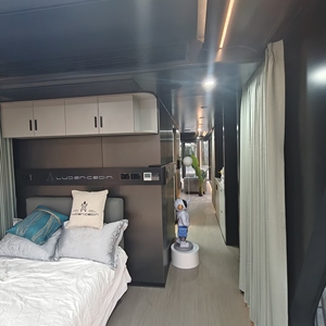 Casa Contenedor <span class=keywords><strong>de</strong></span> Acero Prefabricada <span class=keywords><strong>de</strong></span> Lujo con <span class=keywords><strong>Diseño</strong></span> Moderno y Forma Redonda para Hoteles Resort y Vida en el Jardín - Product Image 5