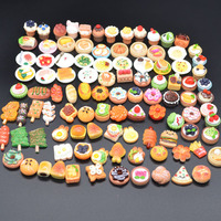 Jouets de supermarché kawaii en résine à dos plat miniature bonbon sucré nourriture crème glacée beignet maison de poupées breloques en gros pour la fabrication de bijoux