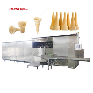 Tự Động Ice Cream Waffer Cone Dây Chuyền Sản Xuất Wafer Cone Making Machine - Product Image 3