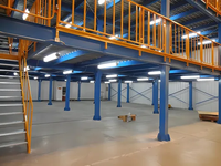 Plateforme en structure d'acier Q235 pour usage industriel