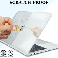 Étui pour ordinateur portable transparent pour Macbook Air 13.6 M4 15 M3, coque rigide pour Mac Book Pro 13 M1 M2 14 M4 16 2025, accessoires de protection
