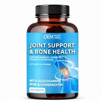 OEM Marque Privée Glucosamine Chondroïtine MSM Comprimés Soutien Articulaire Mobilité Flexibilité Santé Osseuse