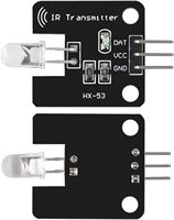 Kit de Módulo Sensor Receptor y Transmisor IR de 38kHz - Bloques Electrónicos Ergonómicos para TV, Smartphone y Tablet