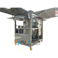Purificateur d'huile de transformateur sous vide à double étage FUOOTECH 2000 LPH ZYD-2BY-W de haute précision, machine de recyclage d'huile diélectrique
