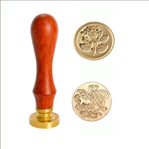 Venta directa de fábrica pintura de fuego sellado sello de cera carta bendición sello de cobre personalizable - Product Image 5