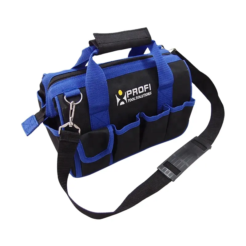 Tool Bag Heavy Duty Tool Bag For Electricians Plumbers Technicians And Tradesman Multi-Functional And Suitable