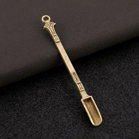 Mini cuillère en métal, mini cuillères doseuses, petite cuillère-collier légère et compacte, plusieurs couleurs, cuillère à Coca facile à transporter